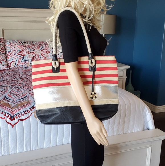 NINE WEST Shoulder/Beach Bag - Picture 4 of 10